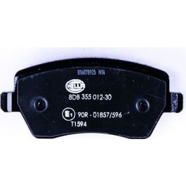Hella | Bremsbelagsatz, Scheibenbremse | 8DB 355 012-301