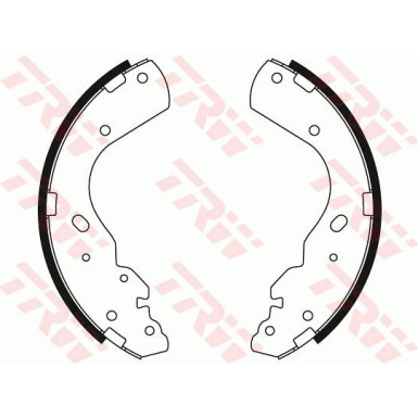 GS8443 Bremsbackensatz