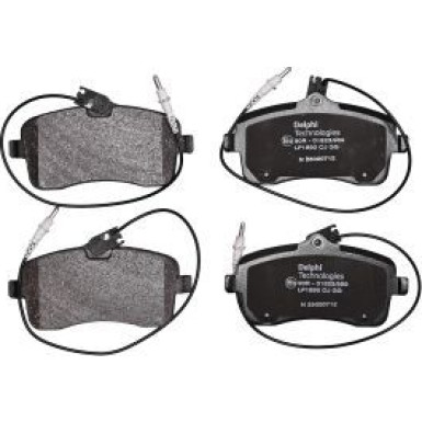 Delphi Bremsbelagsatz, Scheibenbremse LP1890