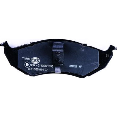 Hella | Bremsbelagsatz, Scheibenbremse | 8DB 355 014-971