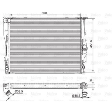 Valeo | Kühler, Motorkühlung | 701542