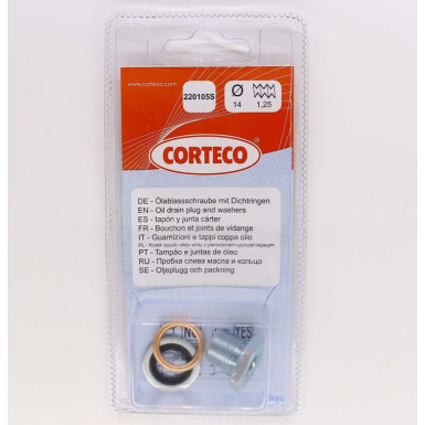 Corteco | Verschlussschraube, Ölwanne | 220105S