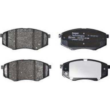 Delphi Bremsbelagsatz, Scheibenbremse LP2227