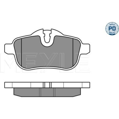 025 245 5918/PD Bremsbelagsatz, Scheibenbremse MEYLE-PD: Advanced performance and design.
