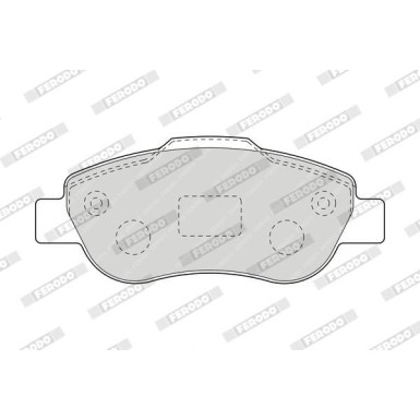 Ferodo | Bremsbelagsatz, Scheibenbremse | FDB1652