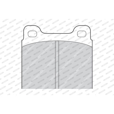 FDB2M Bremsbelagsatz, Scheibenbremse PREMIER ECO FRICTION