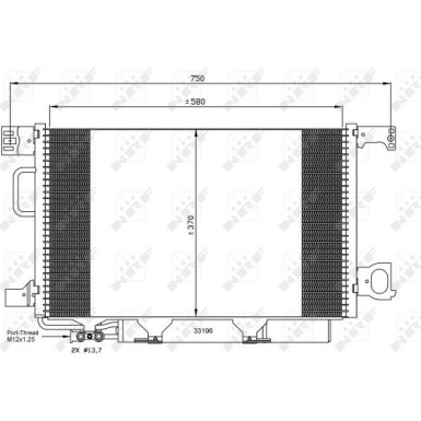 35623 Kondensator, Klimaanlage EASY FIT