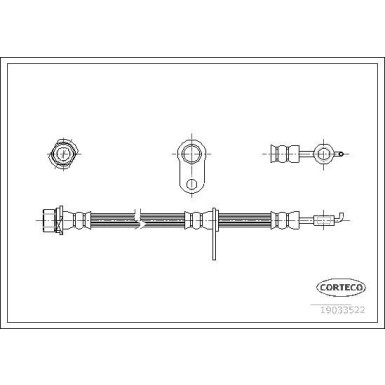 19033522 Bremsschlauch