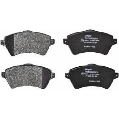 Delphi Bremsbelagsatz, Scheibenbremse LP1652