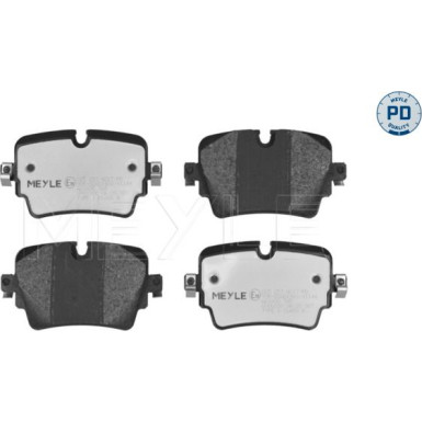 025 257 4217/PD Bremsbelagsatz, Scheibenbremse MEYLE-PD: Advanced performance and design.