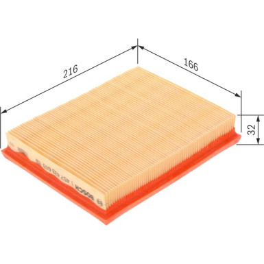 BOSCH 1 457 433 306 Luftfilter