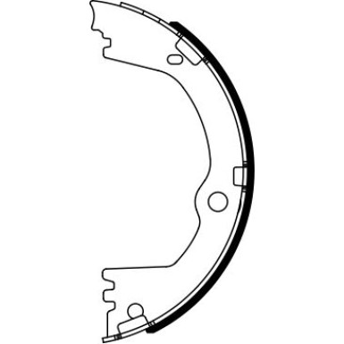 0 986 487 939 Bremsbackensatz, Feststellbremse 0 986 487 939 Bremsbackensatz, Feststellbremse