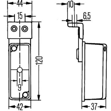 Hella | Umrissleuchte | 2XS 005 020-021