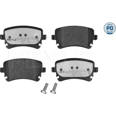 025 233 2617/PD Bremsbelagsatz, Scheibenbremse MEYLE-PD: Advanced performance and design.