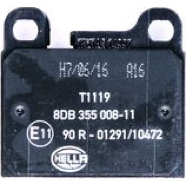 Hella | Bremsbelagsatz, Scheibenbremse | 8DB 355 008-111