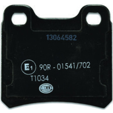 Hella | Bremsbelagsatz, Scheibenbremse | 8DB 355 007-451