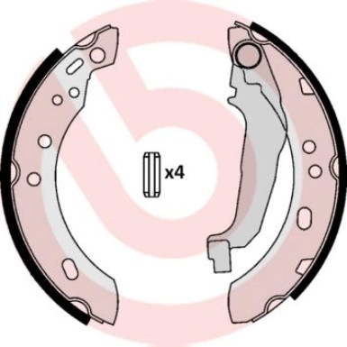 Brembo Bremsbackensatz ESSENTIAL LINE S 56 507
