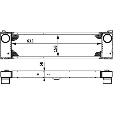 Mahle | Ladeluftkühler | CI 82 000P