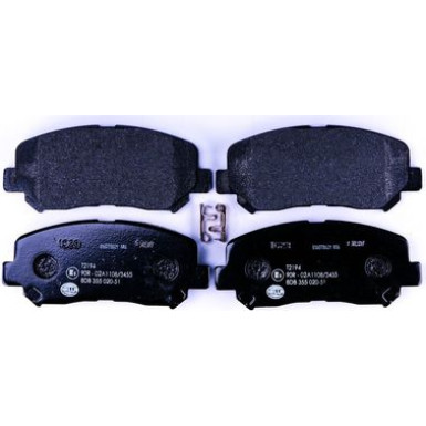 Hella | Bremsbelagsatz, Scheibenbremse | 8DB 355 020-511