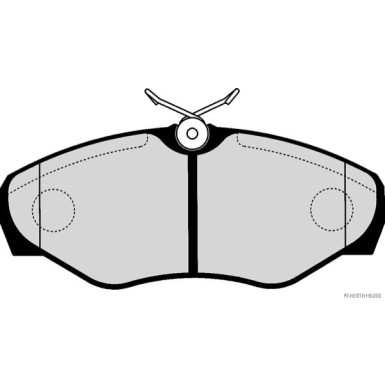 J3601080 Bremsbelagsatz, Scheibenbremse