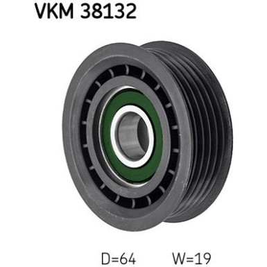 VKM 38132 Umlenk-/Führungsrolle, Keilrippenriemen VKM 38132 Umlenk-/Führungsrolle, Keilrippenriemen