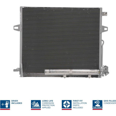94897 Kondensator, Klimaanlage ** FIRST FIT **