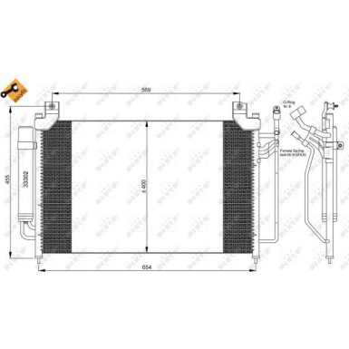 35881 Kondensator, Klimaanlage EASY FIT