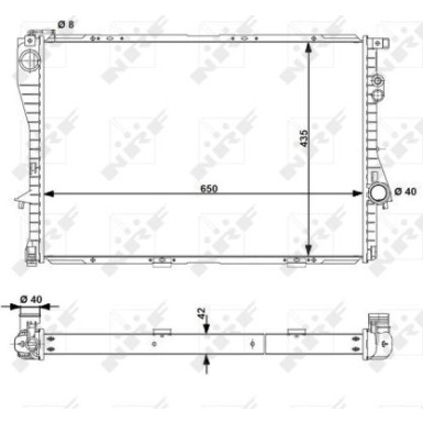 55323 Kühler, Motorkühlung EASY FIT 55323 Kühler, Motorkühlung EASY FIT