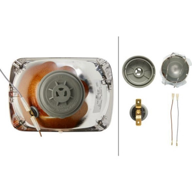 Hella | Scheinwerfereinsatz, Hauptscheinwerfer | 1LE 003 427-041