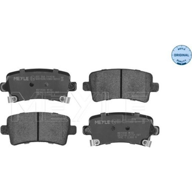 Meyle Bremsbelagsatz, Scheibenbremse MEYLE-ORIGINAL: True to OE 025 244 2116/W