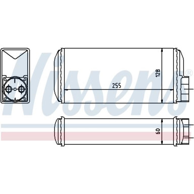 73650 Wärmetauscher, Innenraumheizung