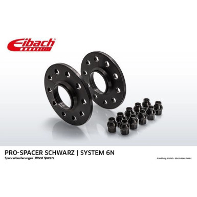 Spurverbreiterung Pro-Spacer 108/5-63,3-150-1250 schwarz Eibach Pro-Spacer S90-6-09-005-N-B