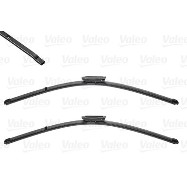 Valeo Wischblatt SILENCIO FLAT BLADE SET 577972