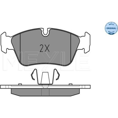 025 239 3517 Bremsbelagsatz, Scheibenbremse MEYLE-ORIGINAL: True to OE.