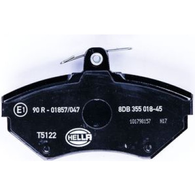 Hella | Bremsbelagsatz, Scheibenbremse | 8DB 355 018-451