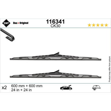 116341 Wischblatt DAS ORIGINAL SET