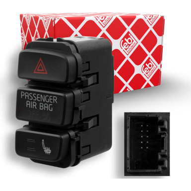 FEBI BILSTEIN 44394 Warnblinkschalter FEBI BILSTEIN 44394 Warnblinkschalter