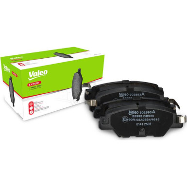 Valeo Bremsbelagsatz, Scheibenbremse EXPERT 302593A