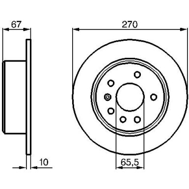 0 986 478 267 Bremsscheibe