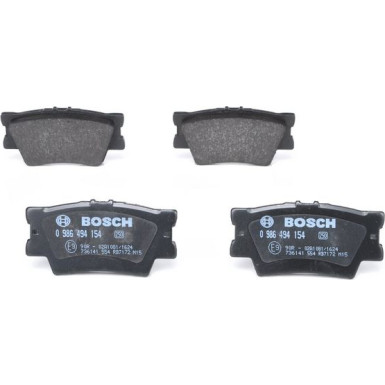 0 986 494 154 Bremsbelagsatz, Scheibenbremse