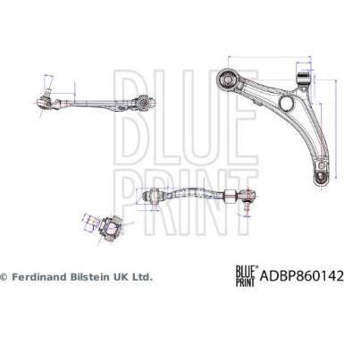 Blue Print | Lenker, Radaufhängung | ADBP860142