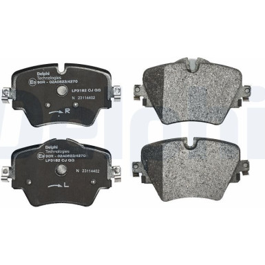 LP3182 Bremsbelagsatz, Scheibenbremse