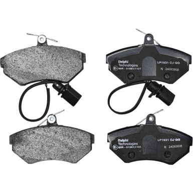 LP1631 Bremsbelagsatz, Scheibenbremse