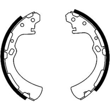 Hella | Bremsbackensatz | 8DB 355 001-191