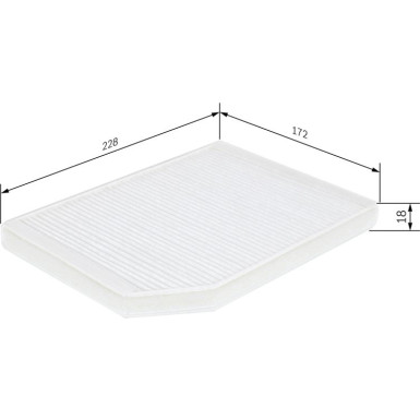 BOSCH 1 987 432 027 Innenraumfilter BOSCH 1 987 432 027 Innenraumfilter