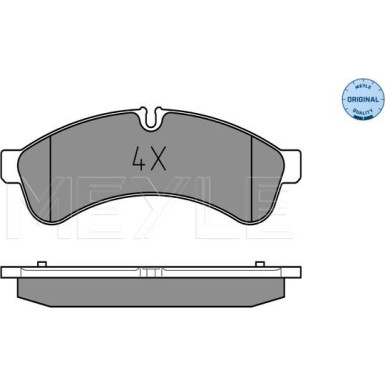 025 292 3122 Bremsbelagsatz, Scheibenbremse MEYLE-ORIGINAL: True to OE.