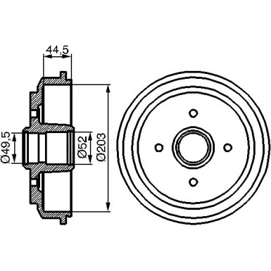 0 986 477 149 Bremstrommel