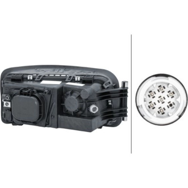 Hella 2 x HELLA Hauptscheinwerfer 1EH 354 984-031