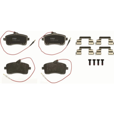 GDB1594 Bremsbelagsatz, Scheibenbremse COTEC