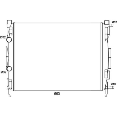 58327 Kühler, Motorkühlung